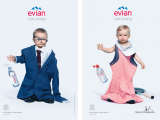 La plateforme de marque Evian