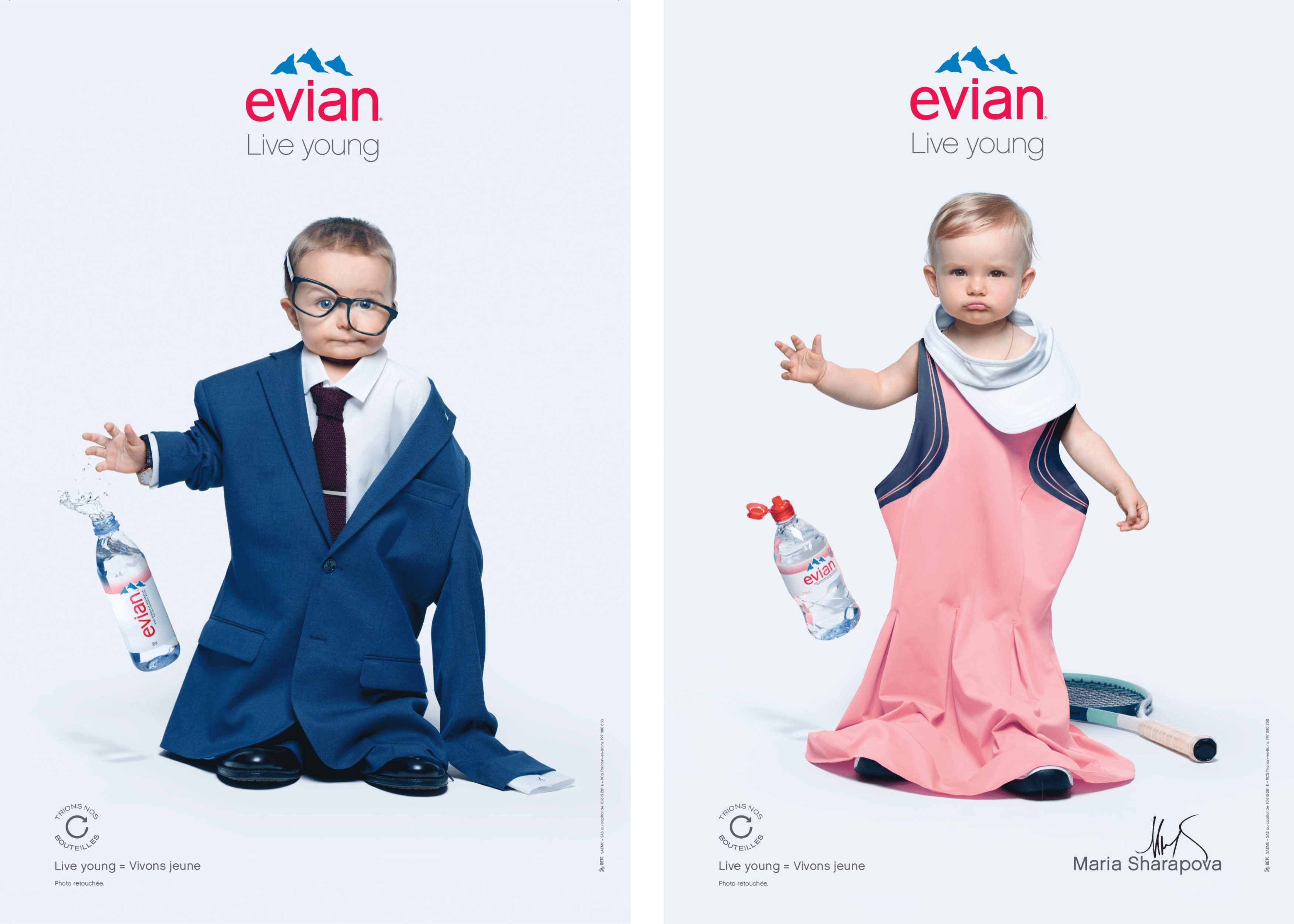 publicite Evian