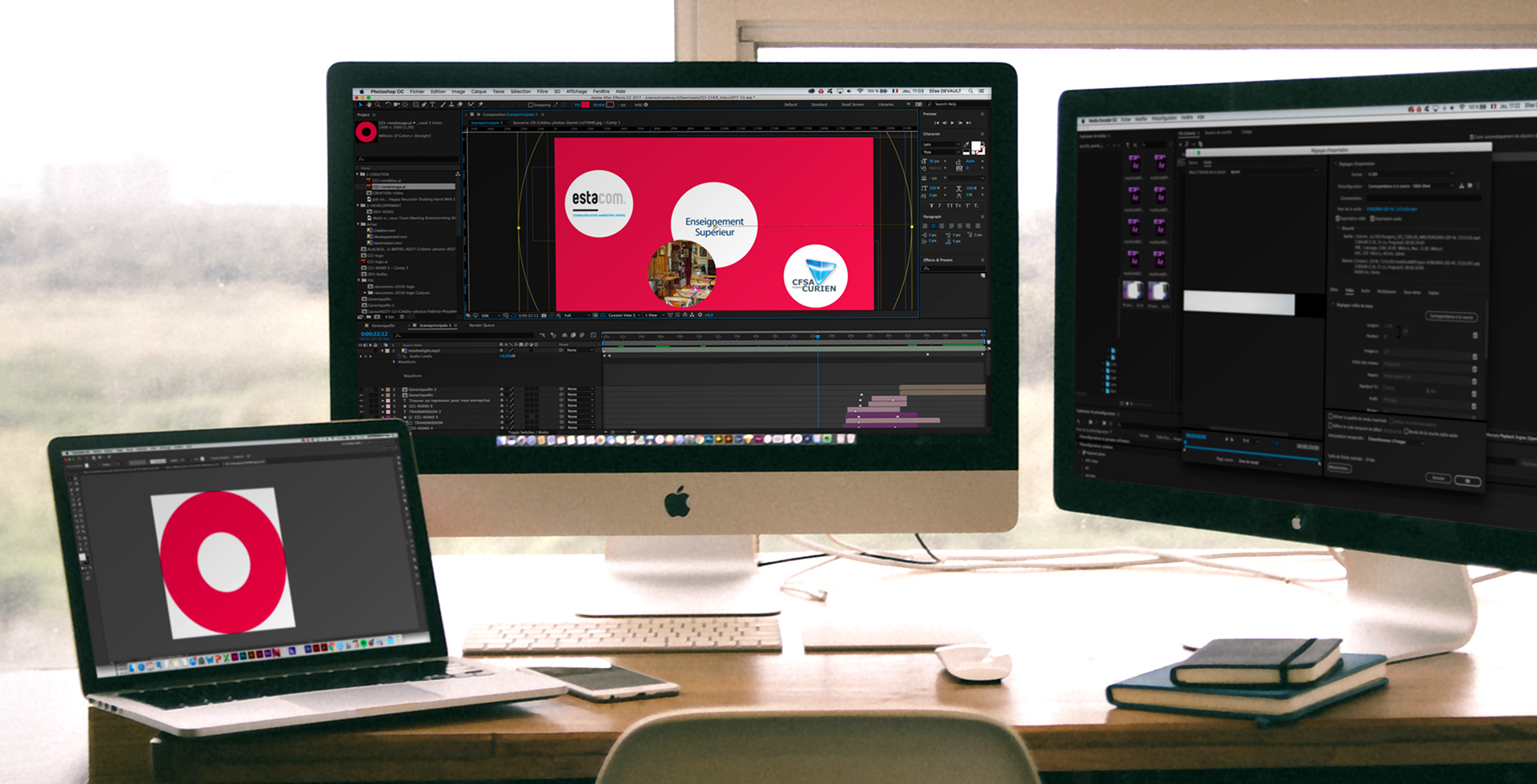 Post production vidéo motion design pour voeux CCI du Cher par agence conseil en communication Buzznative Orléans