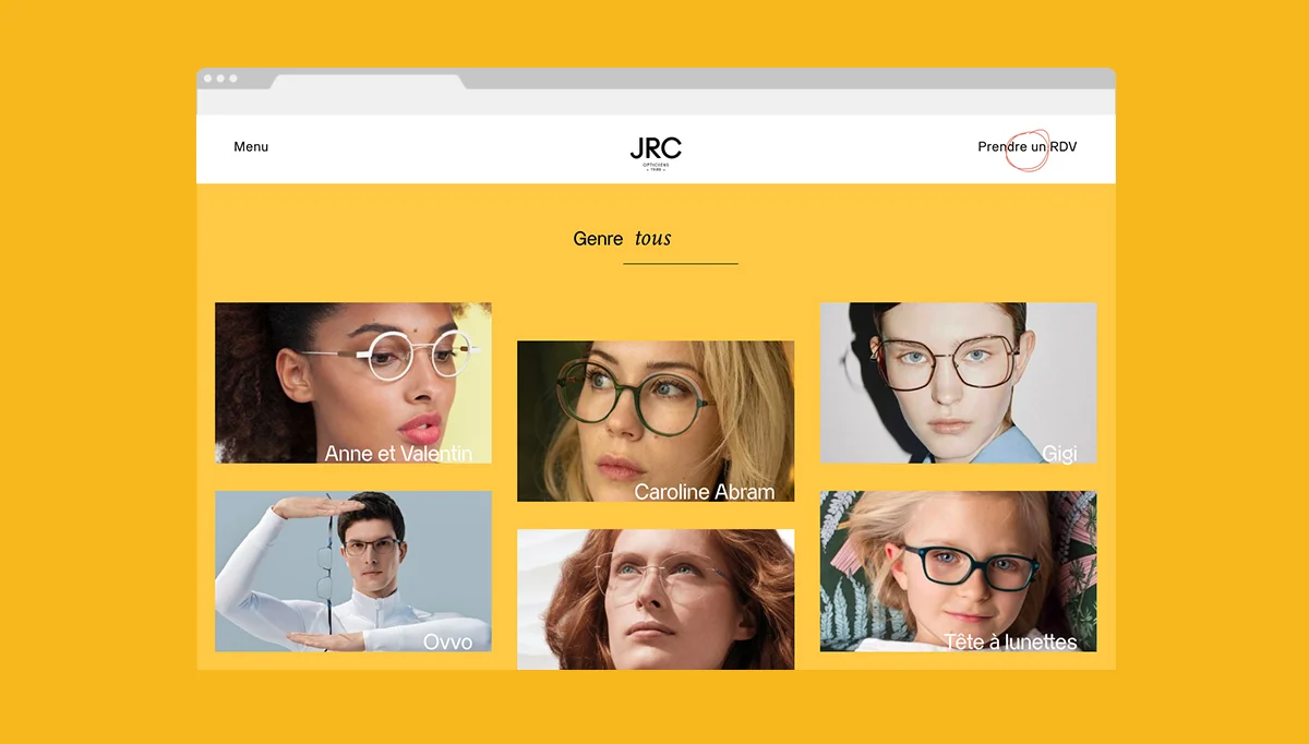 agence-digital-conseil-communication-buzznative-création-marque-jrc-opticiens-site-internet-responsive-web-design-orleans-paris-londres