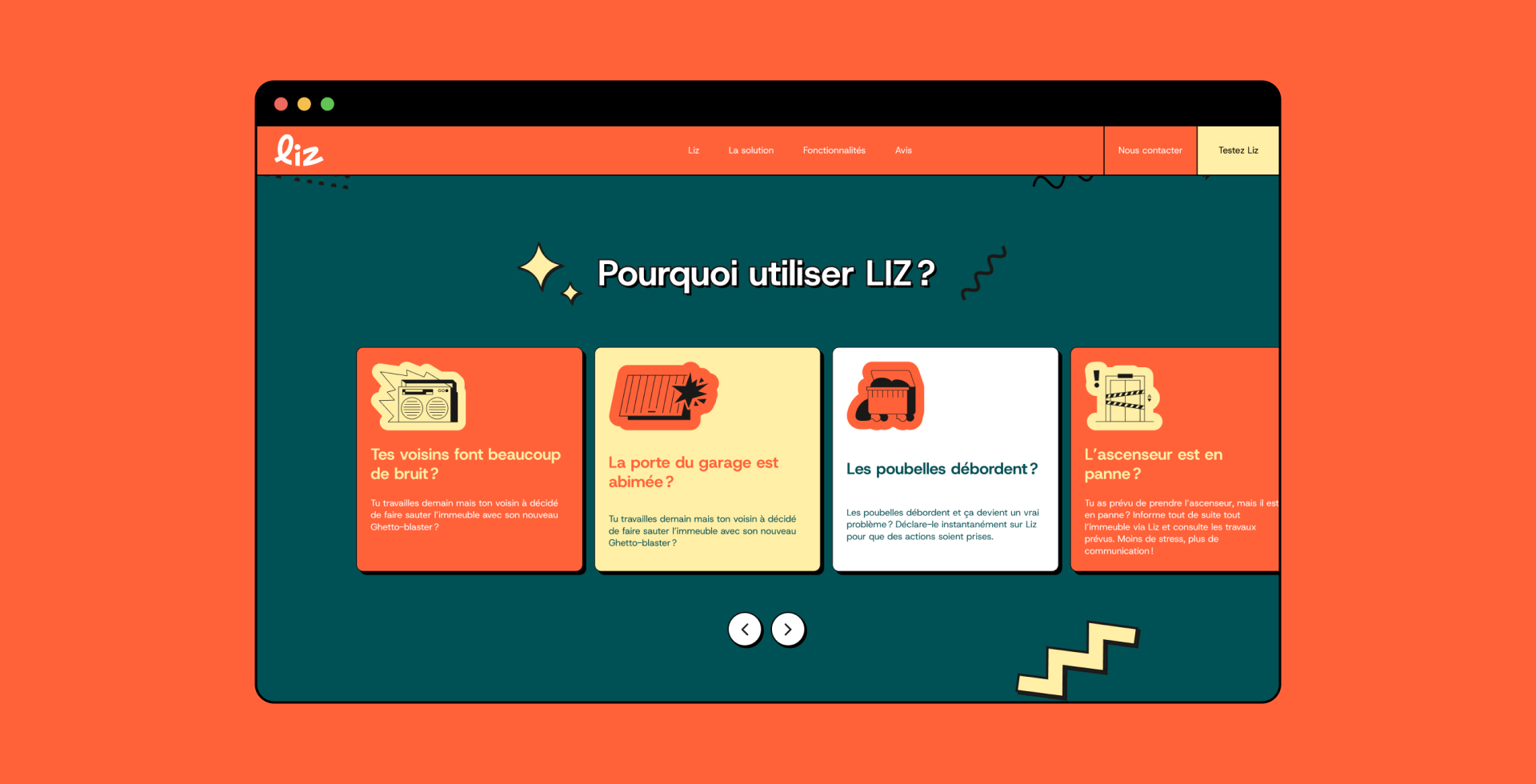 LIZ&nbsp;: application et tableau de bord pour une gestion facile des copropriétés – Identité visuelle épurée