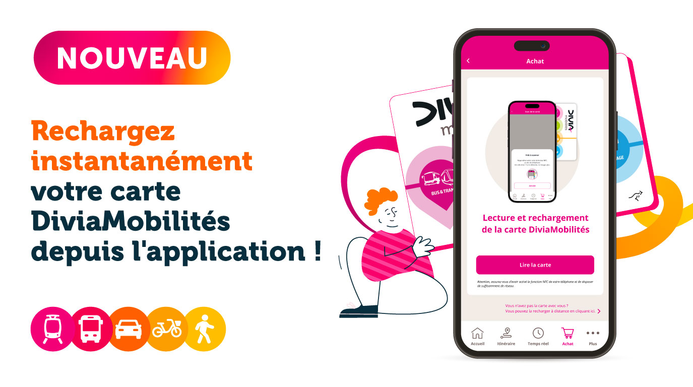 Campagne rechargez votre carte DivaMobilité par Buzznative